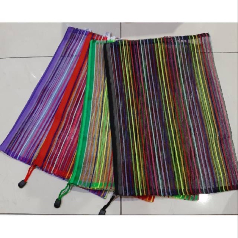 

Map Reselting Ukuran A4 Motif Pelangi / Map Dokumen / Map zipper / Cocok Untuk buku pelajaran