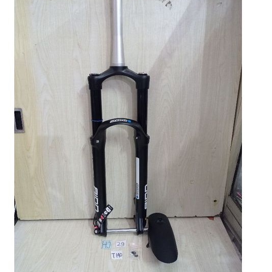 Fork 29 SR Suntour Aion Evo Boost Pcs Air Travel 140 TAPER TA15X110 Hitam Doff