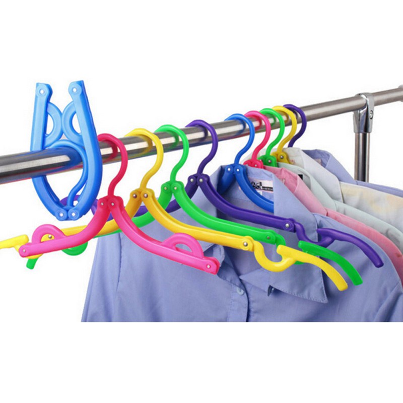 Hanger Gantungan Baju Lipat Traveling