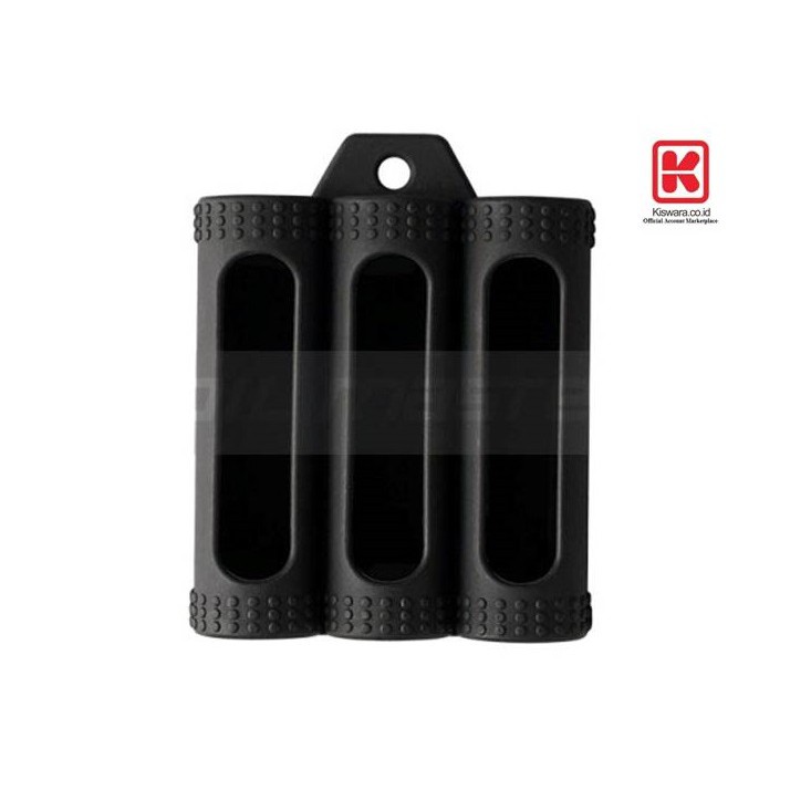 Coil Master Battery Rubber Case 3x18650 - BLACK [Authentic] KiswaraBandung