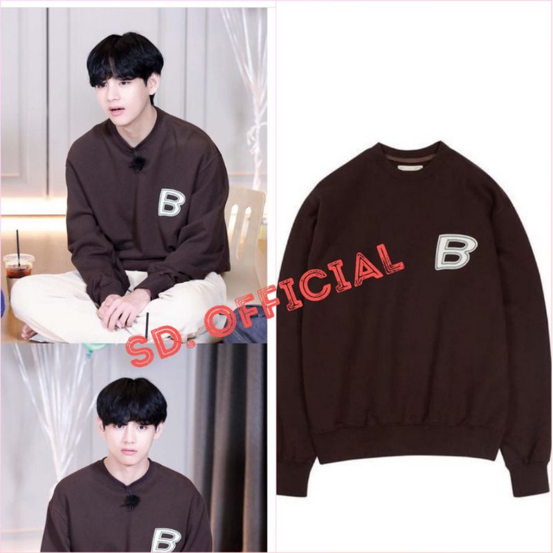 Sweater Basic BTS Taehyung Logo B run BTS