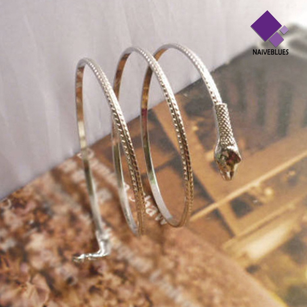 Gelang Bangle Model Ular Spiral Untuk Wanita