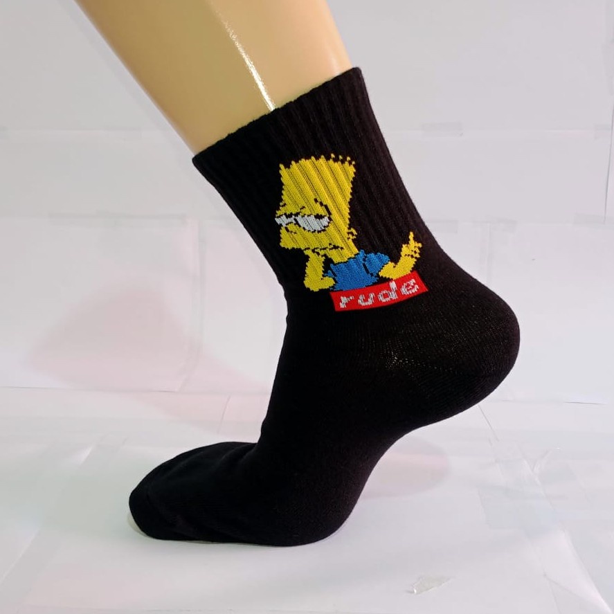 KAOS KAKI SIMPSON OLDSCHOOL | KAOS KAKI SKATE | ANDALUSIA SOCKS [S8]