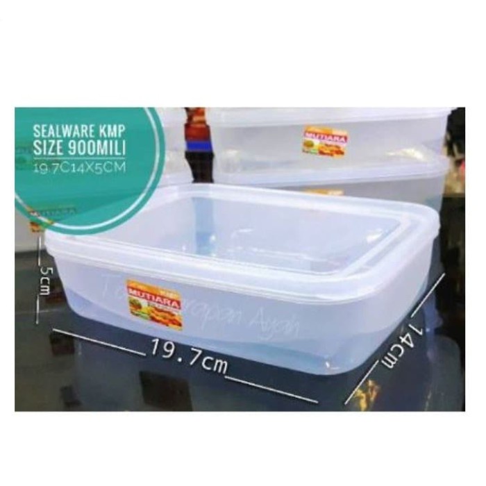 Food Box 900ml Plastik / Tempat Kotak Wadah Makanan Serbaguna / Container Durian