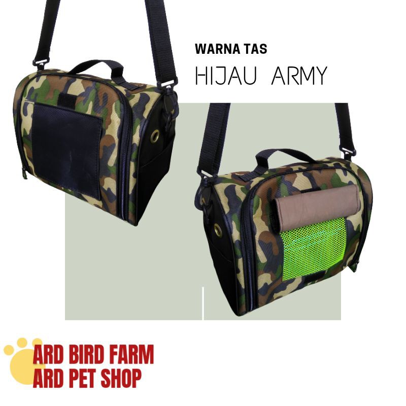 Tas Travel Tas untulan Kandang Burung Hamster sugar glider landak mini