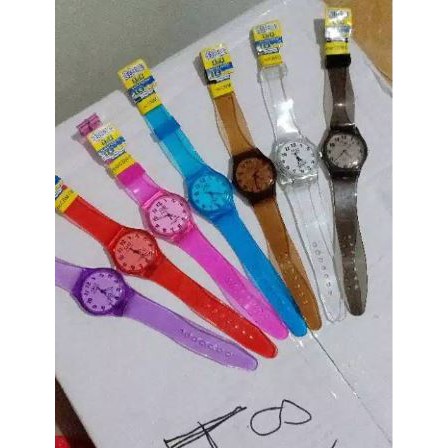 PROMO!!! Jam Tangan Q&amp;Q Jelly Ruber Analog Keren