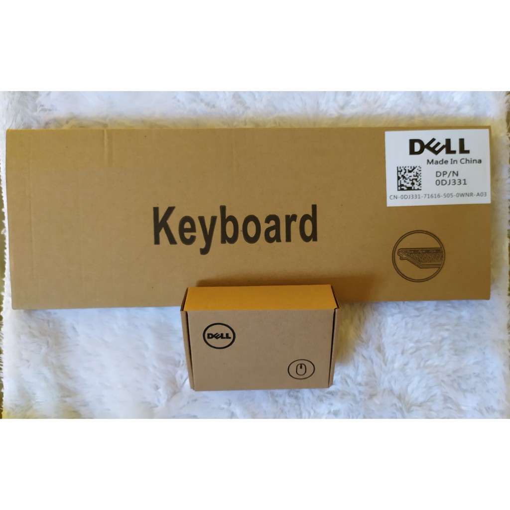 Paket Hemat Keyboard + Mouse Dell