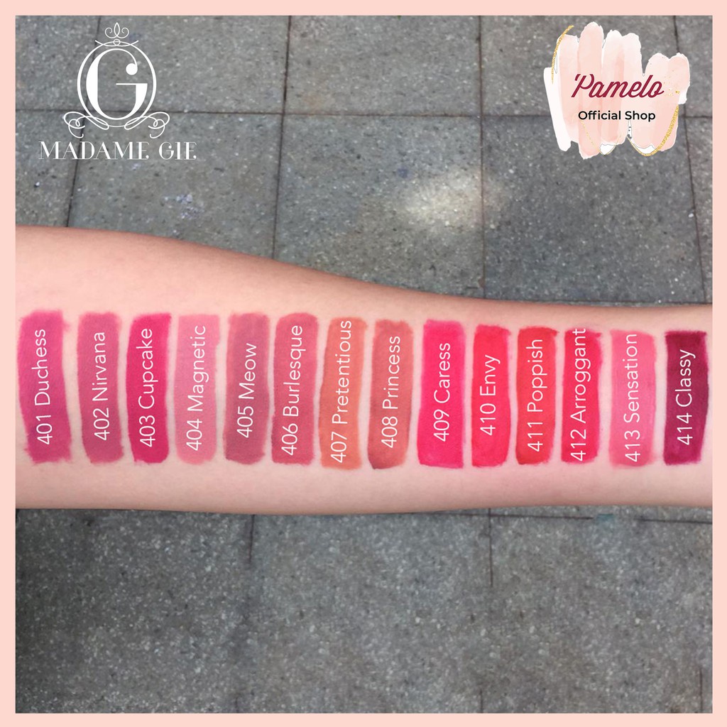 ⭐️ Beauty Expert ⭐️ Madame Gie Magnifique Lip Liquide Matte Classic Series - MakeUp Lip Cream Lipstik