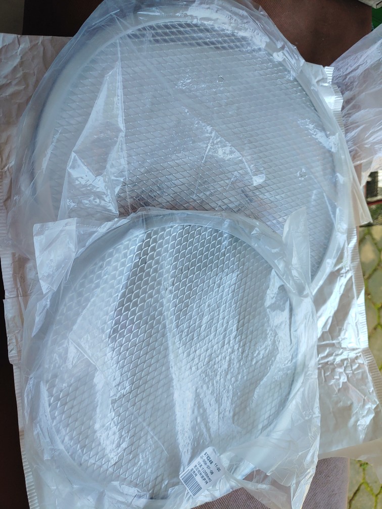 Thickened Wide Side Aluminum Pizza Grill Pan Grilled Pizza Grill Mesh Baking Tools