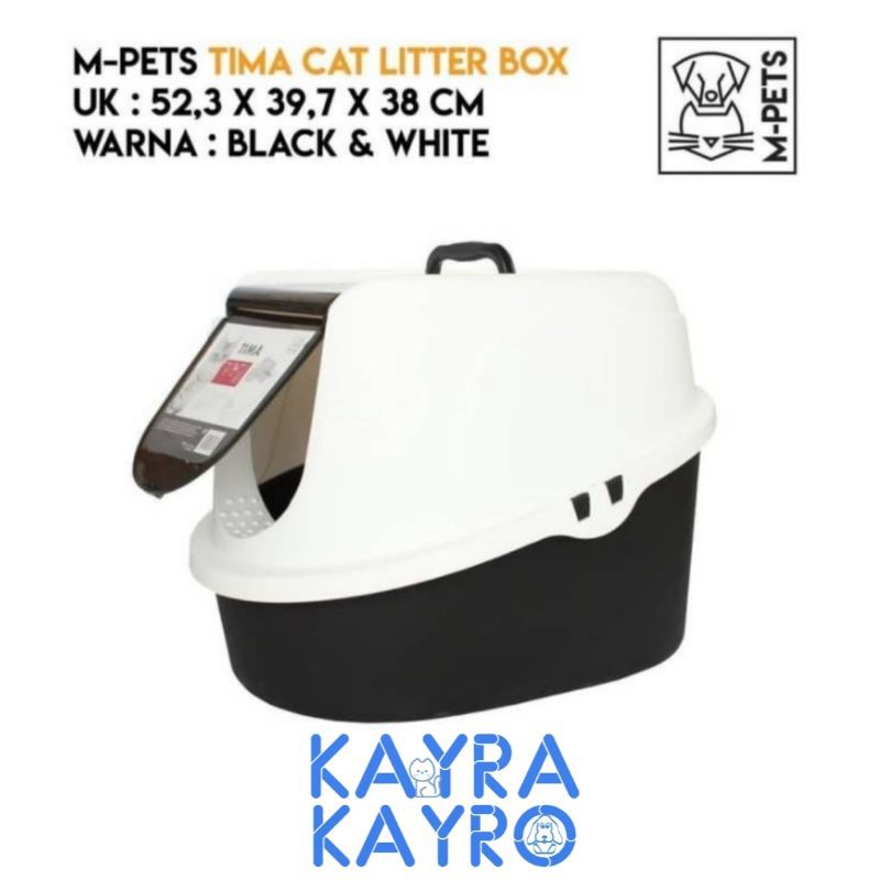 Jual MPets Tima Cat Litter Box Tempat/Kotak/Bak Pasir Kucing MPets