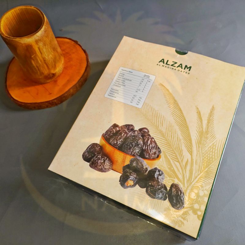 Premium Ajwa Dates 1KG 100% Natural Buah Kurma Ajwa ALZAM [ Promo Spesial Shopee ] Manis Lezat Halal Biidznillah