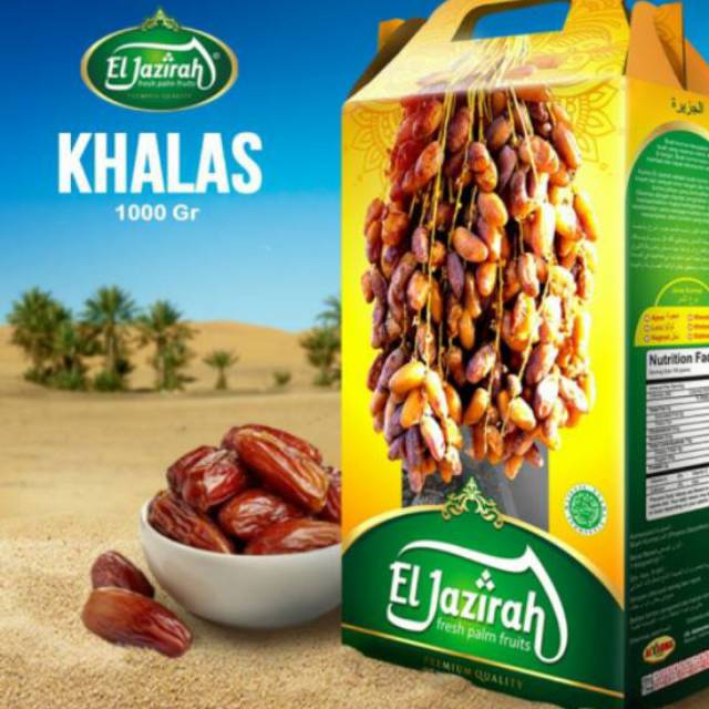 

Termurah!, Kurma Khalas El Jazirah 1 Kg