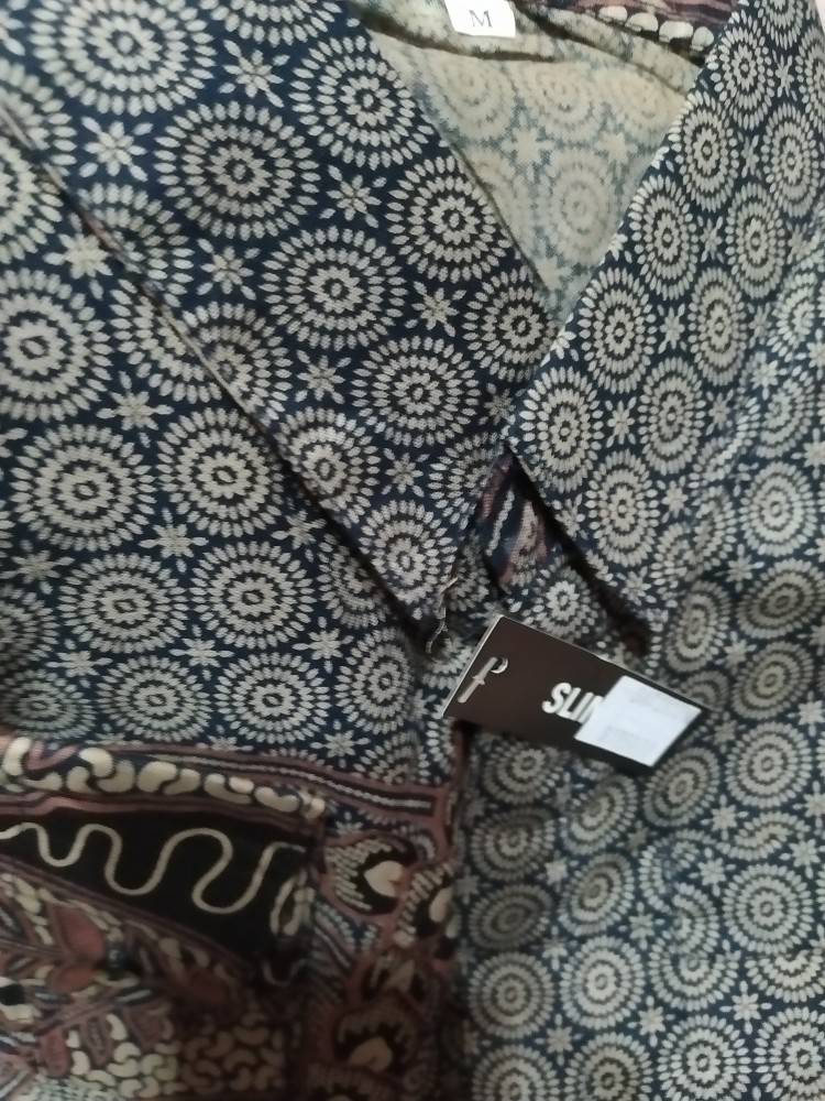 Kemeja Batik Pria Lengan Panjang Slim Fit Batik Pria Lengan Panjang Modern
