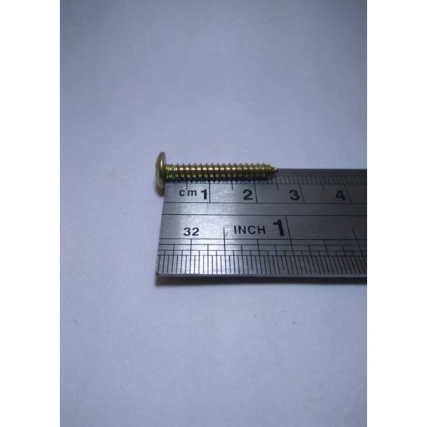 Paling Laku #6x1'' Sekrup T TS TAB TSAB TSAT Kuning Fastener shopee