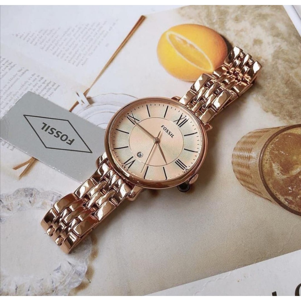 SALE JAM TANGAN CEWEK FOSSIL JACQUELINE ES 3435 IMPORT