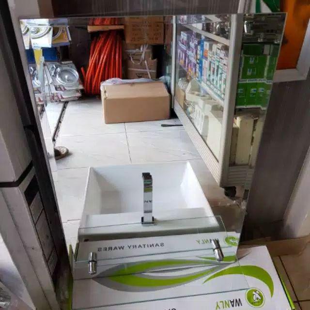 Kaca Cermin Kotak 40cmx60cm