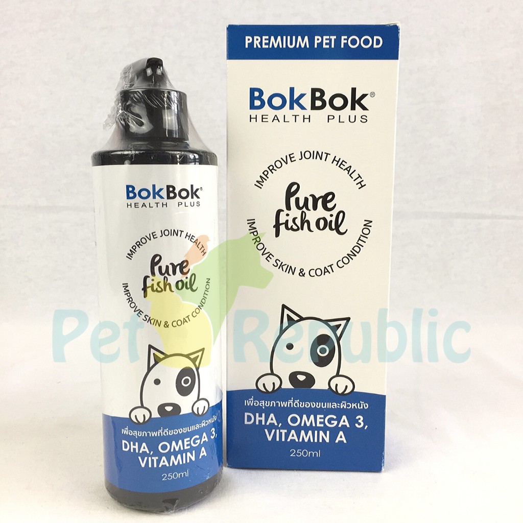 

Pet Republic Vitamin Anjing BOKBOK Premium Pure Fish Oil 250ml
