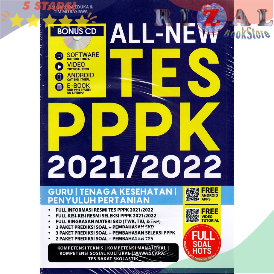 BUKU BEST SELLER All New Tes Pppk 2021/2022 (Plus Cd)