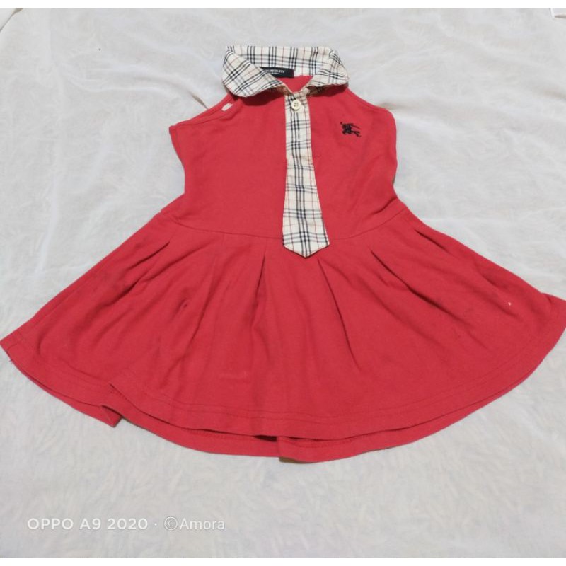 dress burberry preloved