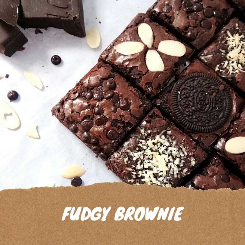 

Fudgy Brownies Panggang