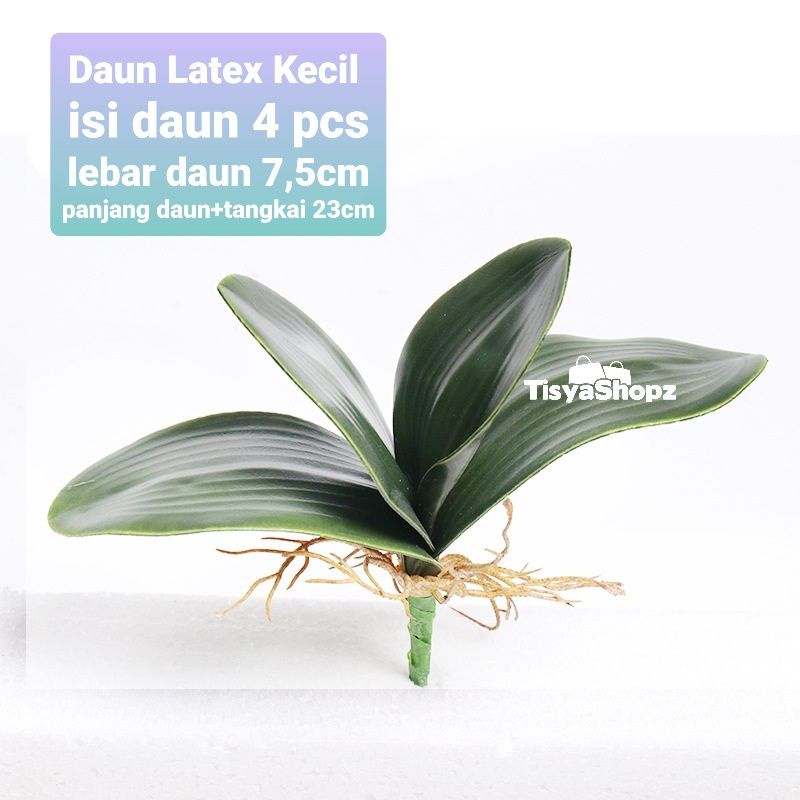 Daun Anggrek Latex / Daun Hias Artificial