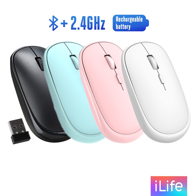 Mouse Bluetooth dan Wireless Z Fold 3, Mi Pad 5, Tab S6 &amp; Tab S7, Matepad 11 ( Samsung, Ipad, Xiaomi, Huawei )