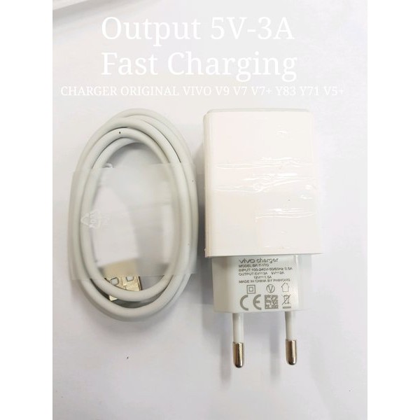 Spesial CHARGER VIVO 3A TRAVEL CHARGER VIVO ORIGINAL FAST CHARGING VIVO V9 Y83 Y71 V7 V7PLUS terbaik
