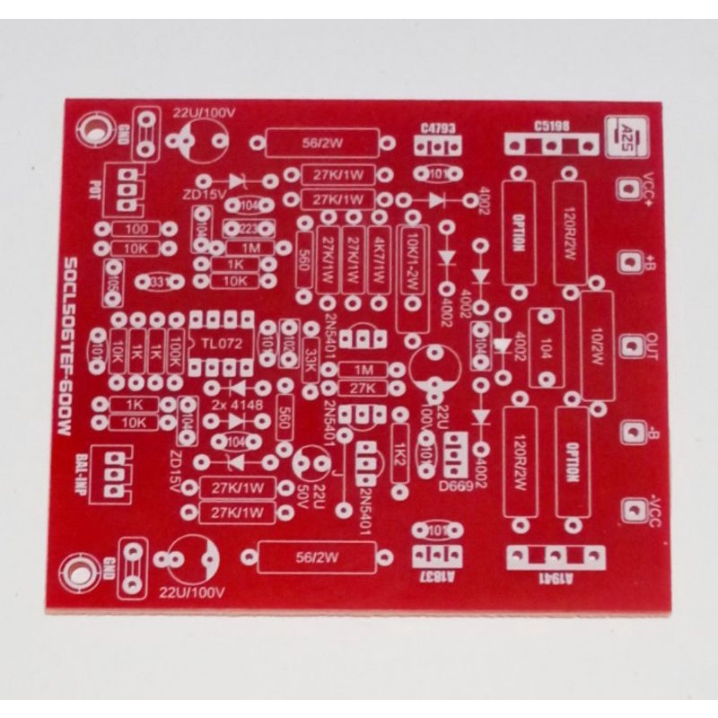 PCB SOCL 506 TEF Plus Input Balance