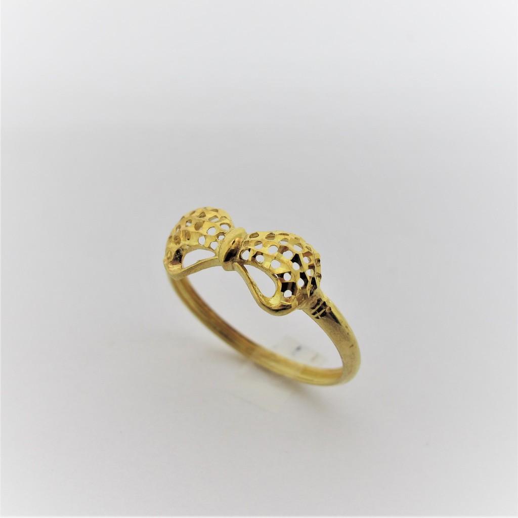 Cincin anak dan dewasa emas asli kadar 700 70% 22 1 gr pita chanel rantai wanita kuning gold 11 12 13 14 15 16 17 18