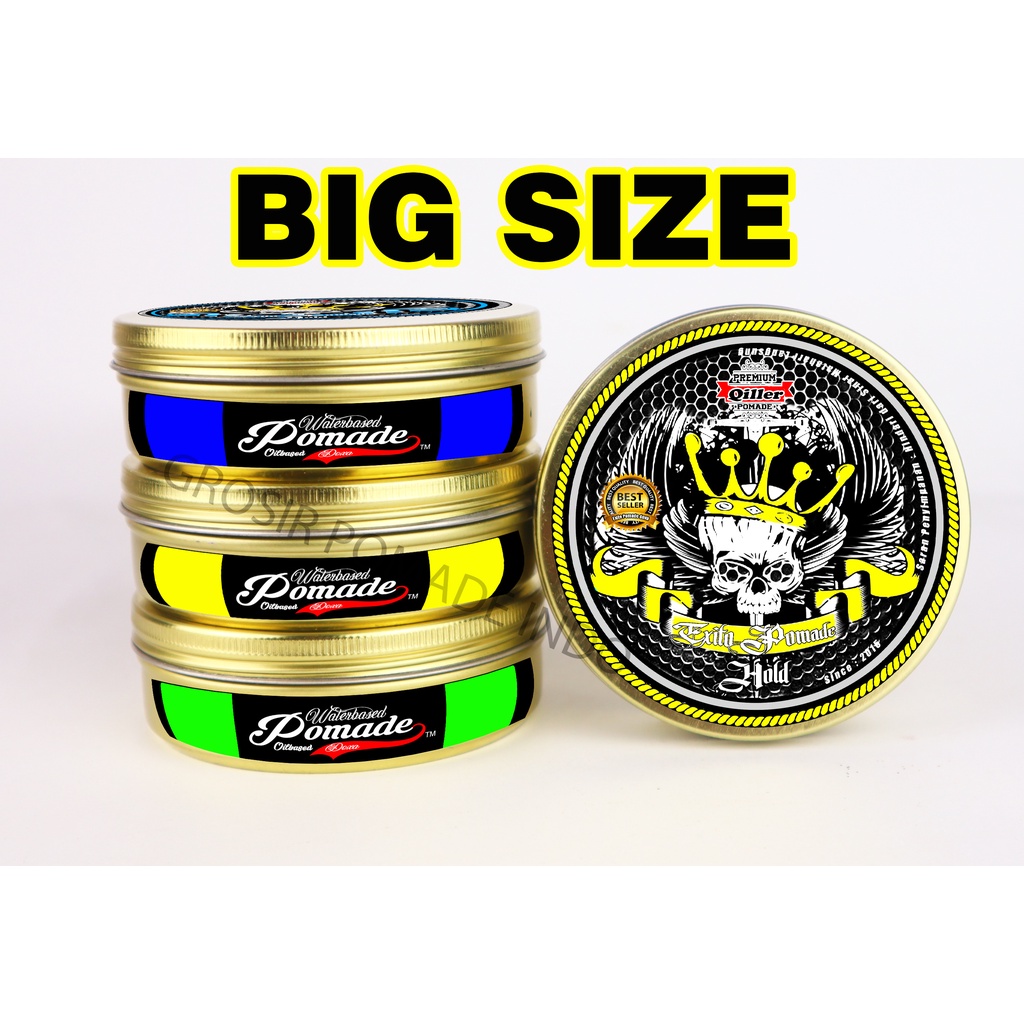 EXITO POMADE  OILBASED 120 gram 4 oz pot kaleng