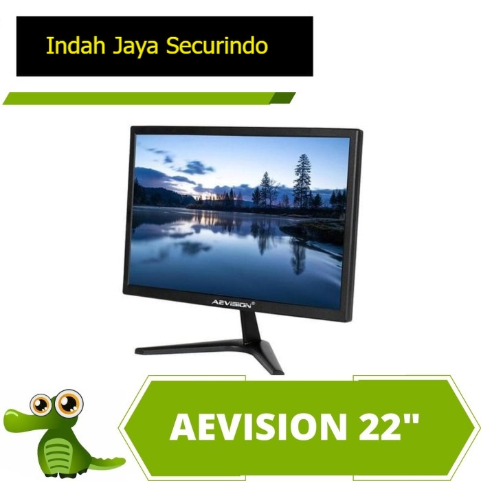 MONITOR AEVISION 22 INCH 22" MONITOR CCTV & PC Paling Murah