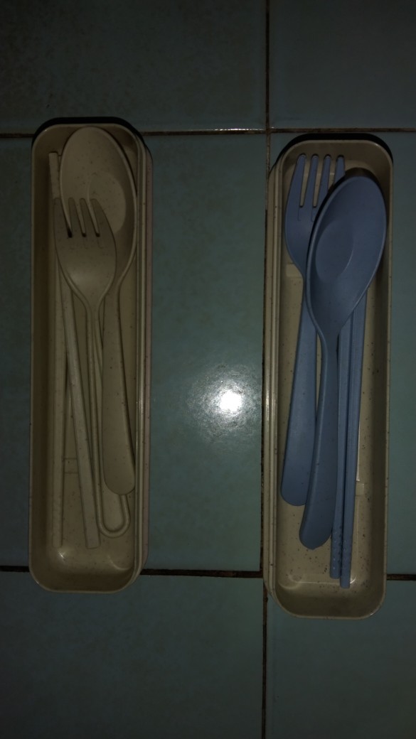 Sendok Garpu Set Jerami