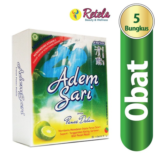 

Adem Sari Box Isi 5 Sachet Obat Panas Dalam