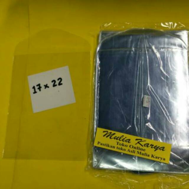 

Plastik Mika 17 x 22 SPP / Deposito12 x 23 / Kartu 15.5 x 22