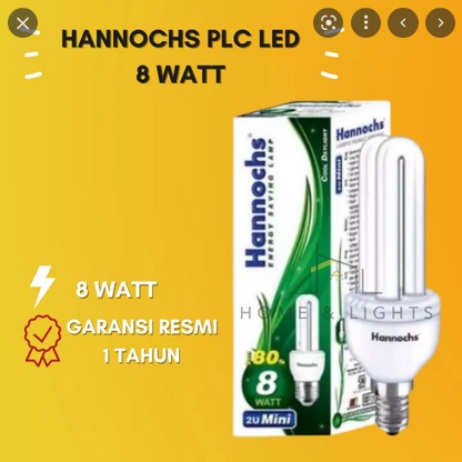 LAMPU HANNOCHS 2U/3U/4U COOL DAYLIGHT PUTIH