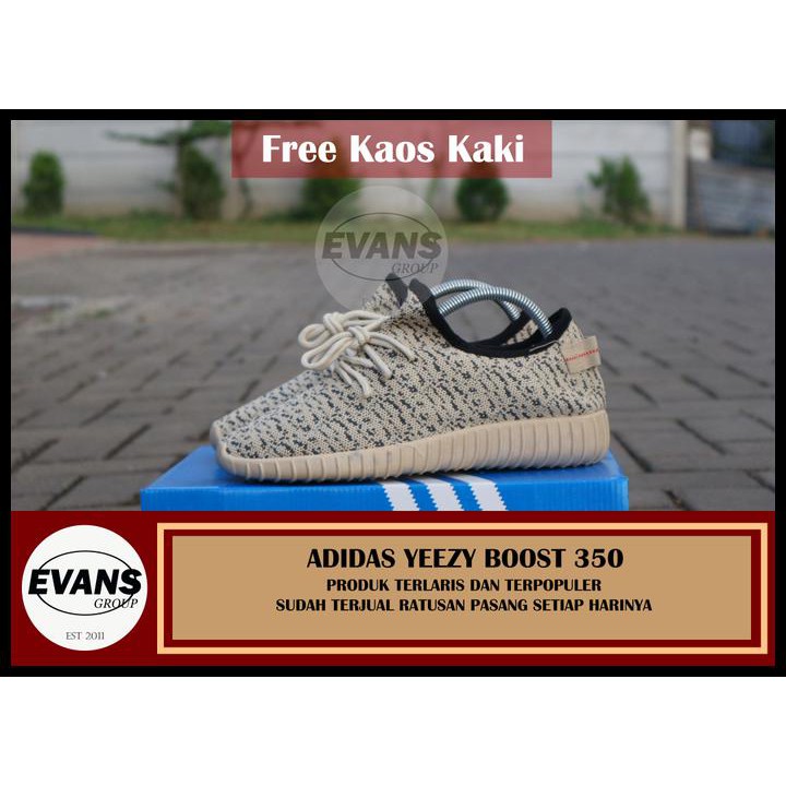 TERLARIS SEPATU RUNNING PRIA CASUAL ADIDAS YEEZY BOOST 350 MEN