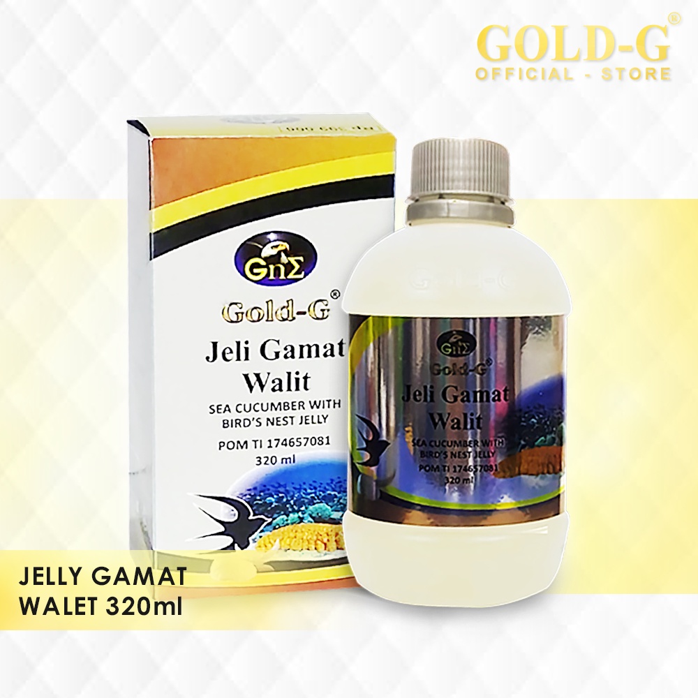 Jelly Gamat Bio Gold G Walet 320ml Original Asli