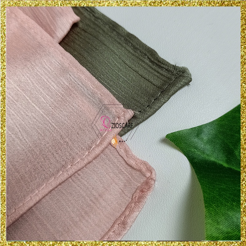 PASHMINA CREPE SILK SATIN AYANA CRINKLE TEXTURED SILK MALAYSIA PREMIUM QUALITY A59