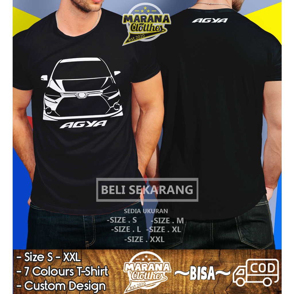 Kaos Mobil Toyota Agya Baju Otomotif