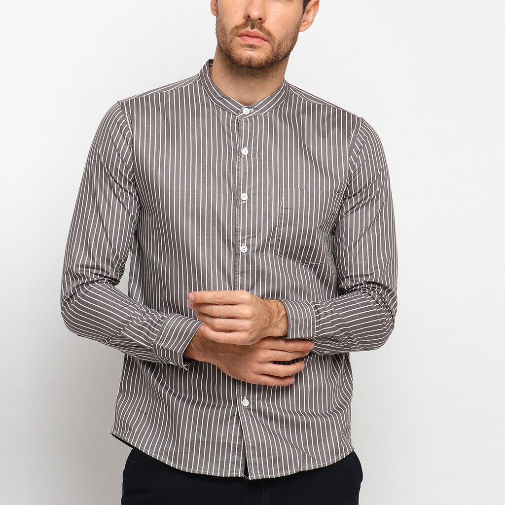 

VENGOZ Kemeja Pria Koko Shanghai Slim Fit - Marcus Grey