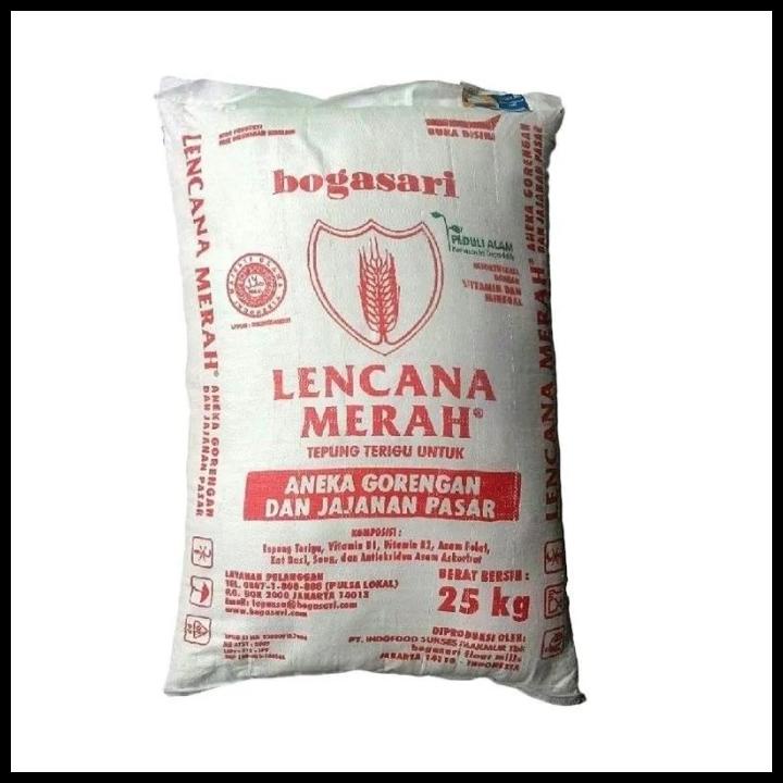 

Bogasari Lencana Merah Tepung Terigu [1 Bal / 25 Kg]
