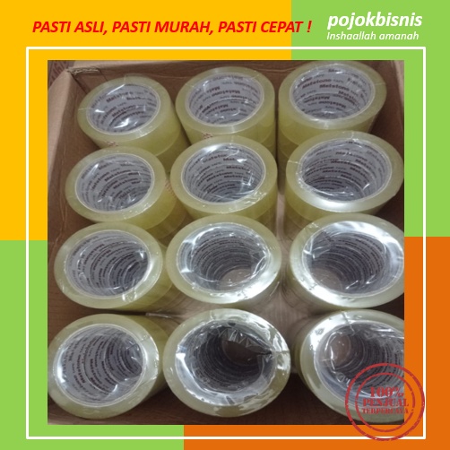 LAKBAN BENING 45MM X 90 YARD MURAH KUAT LENGKET BERKUALITAS