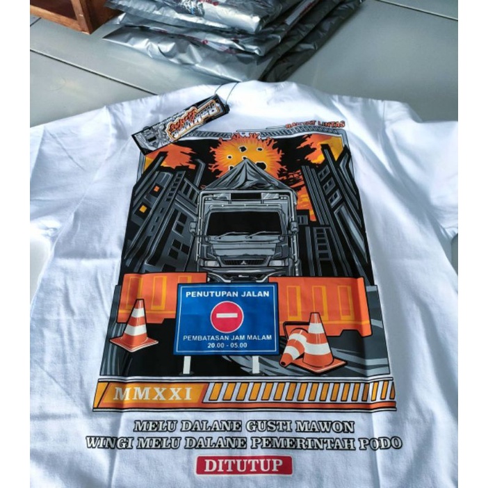 KAOS TRUCK RAKYAT LINTAS MANUT DALANE GUSTI KAOS TRUCK KAOS ATASAN