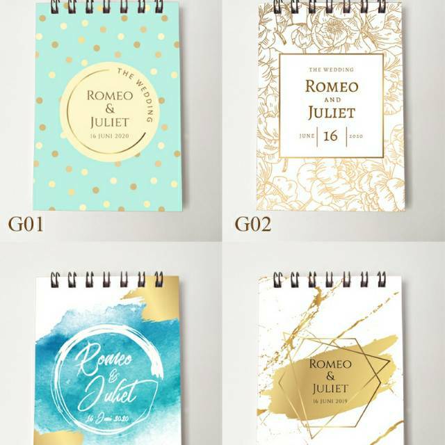 

notes note souvenir pernikahan ulang tahun seminar custom isi tebal