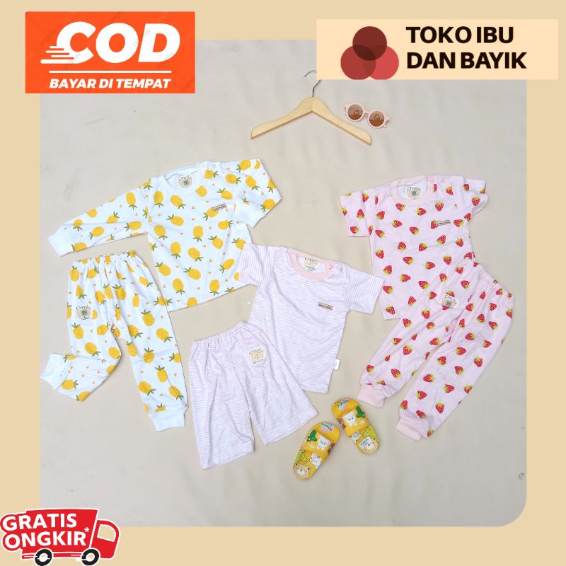 SETELAN ANAK CHIYO BABY WEAR/PANJANG/PENDEK/Baju pdk clana pjg/setelan anak harian