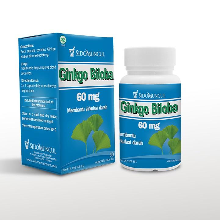 

☼ Sido Muncul Herbal Ginkgo Biloba 30 Kapsul - Daya Ingat Konsentrasi ぼ