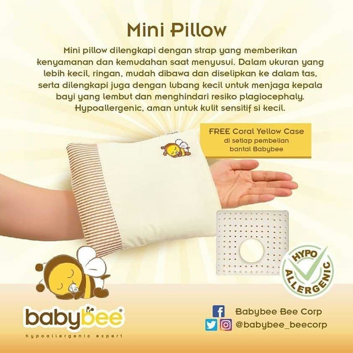 Babybee Mini Pillow Bantal Bayi - BB-MP