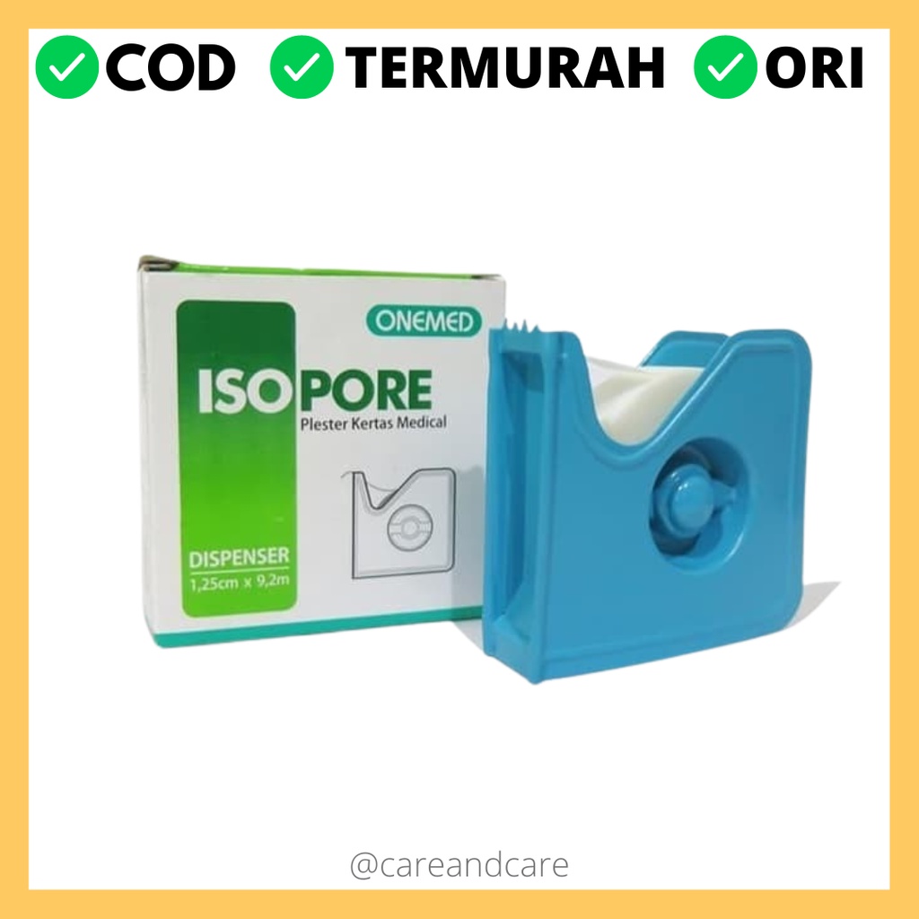 ISOPORE PLESTER + DISPENSER ONEMED KERTAS MEDICAL / ISOPORE PLESTER ONEMED