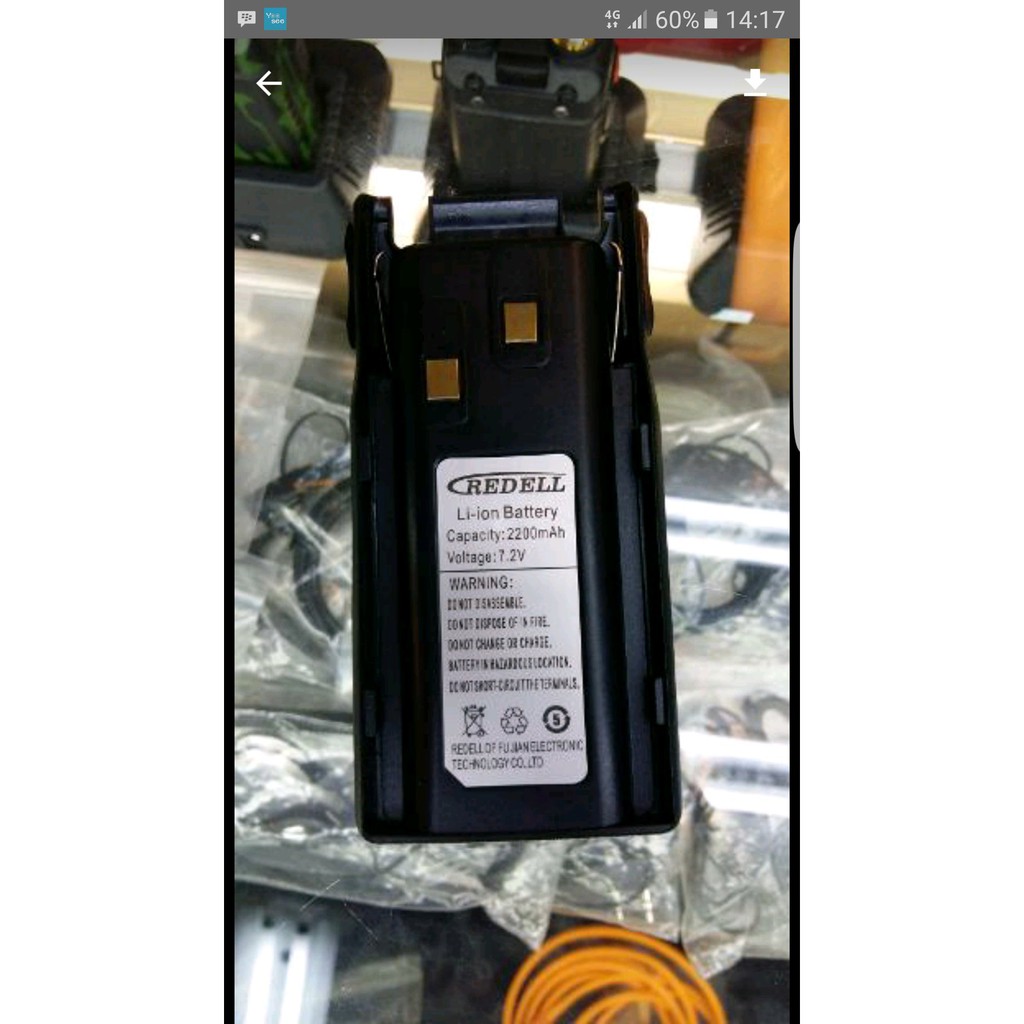 baterai ht redell 8108 ht lupax v18  lop492