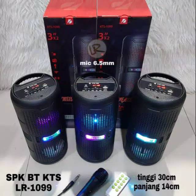 Speaker kts LCD bluetooth 1099+ mic KARAOKE